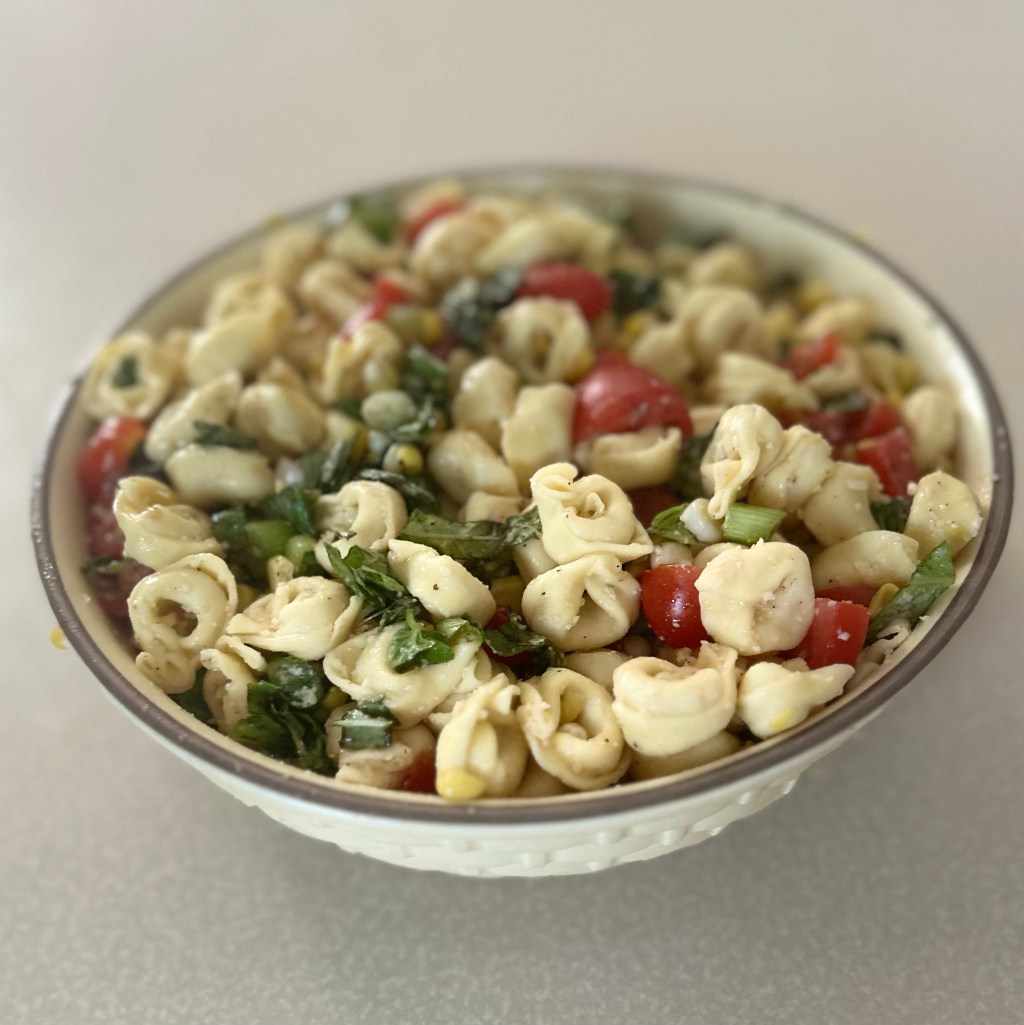 Summer Staple: Tortellini Pasta Salad with Corn & Cherry&nbsp;Tomatoes