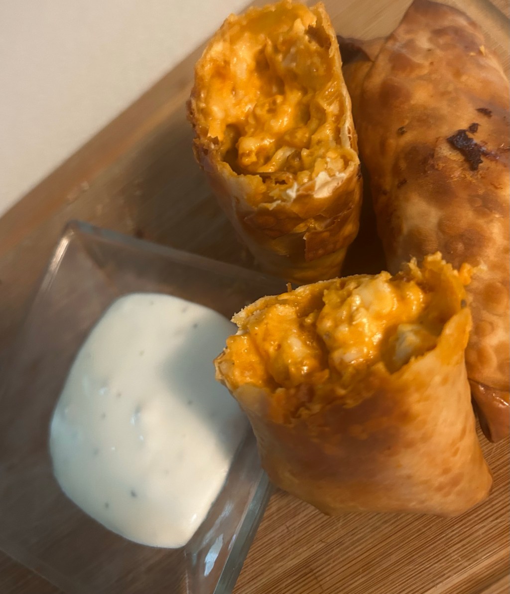 Buffalo Chicken Egg&nbsp;Rolls