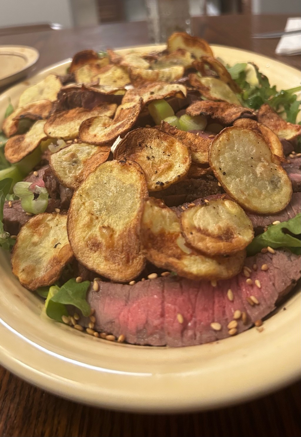 Steak, Frittes, &&nbsp;Greens