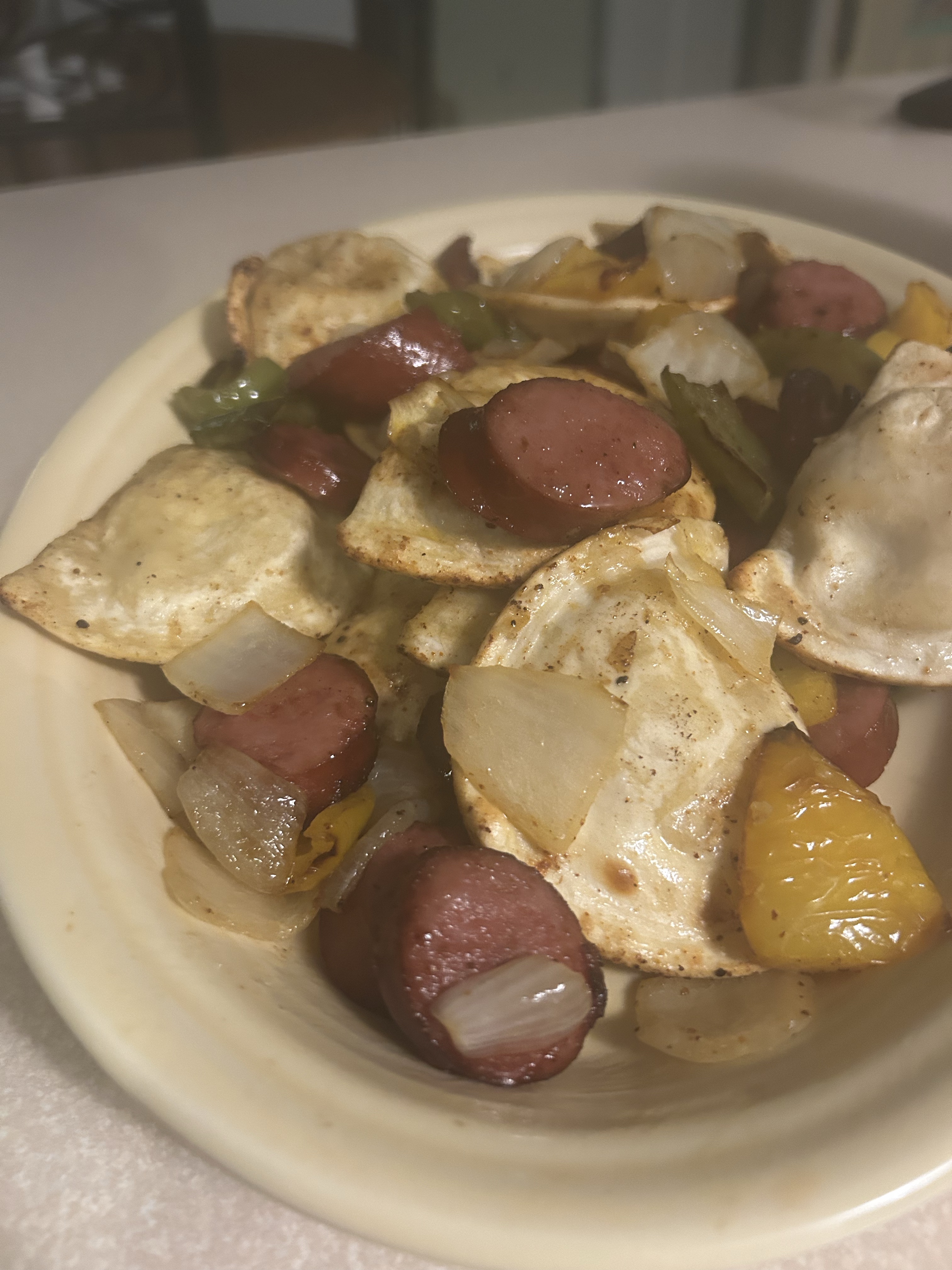 Quick Pierogi Dinner