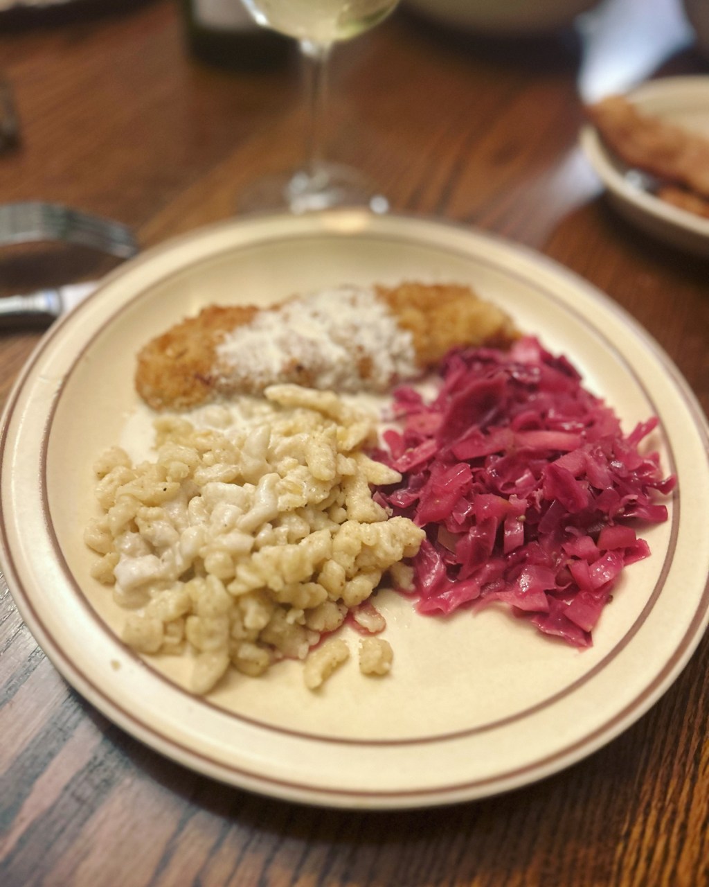 Schnitzel with Brandy Cream&nbsp;Sauce