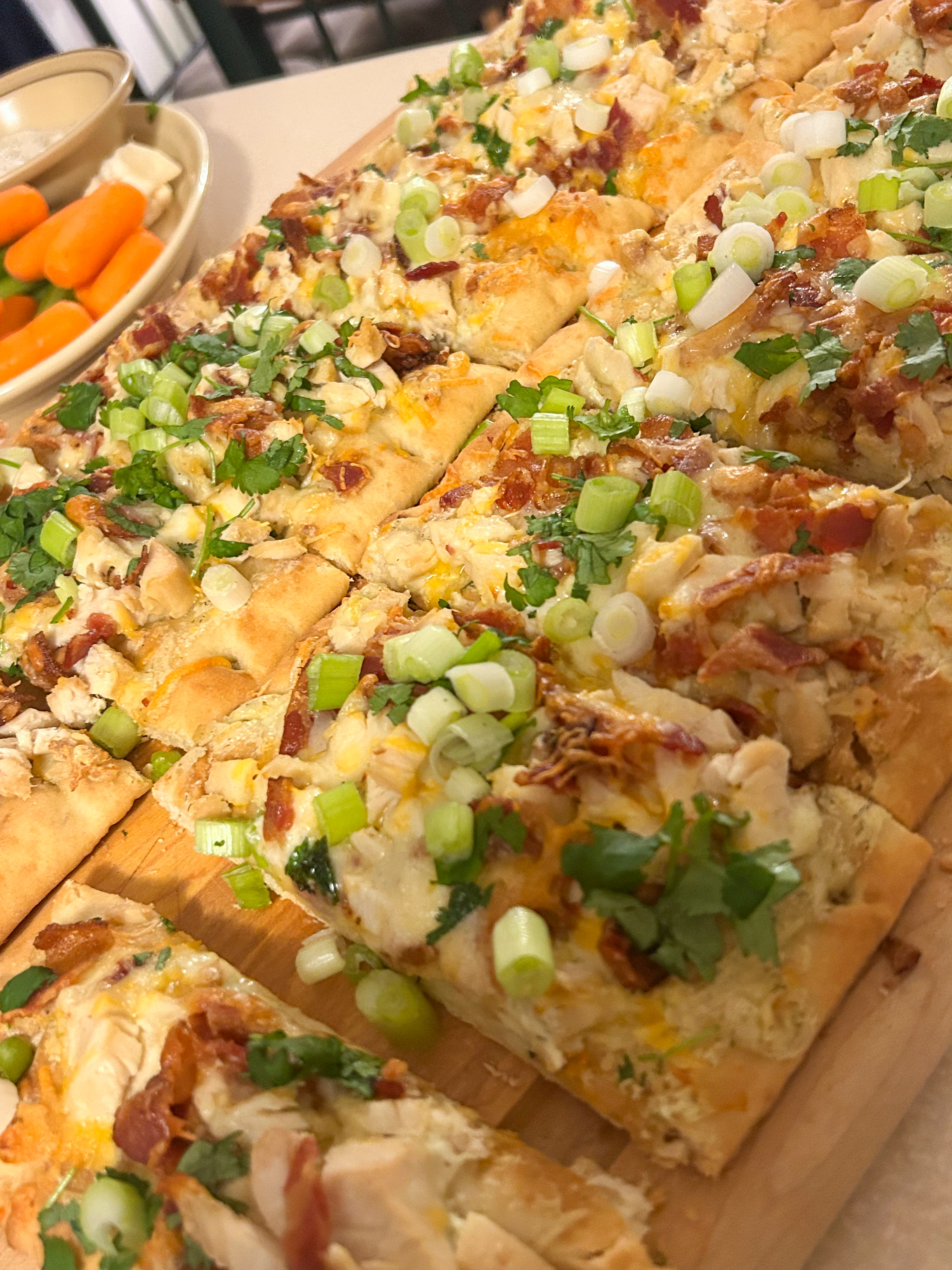 Chicken Bacon Ranch Flatbread