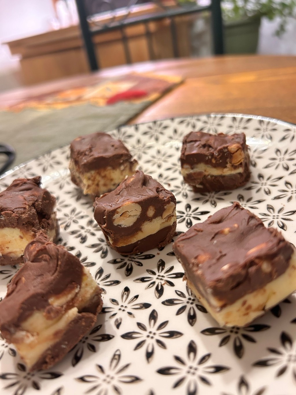 Layered Chocolate Peanut Butter&nbsp;Bites