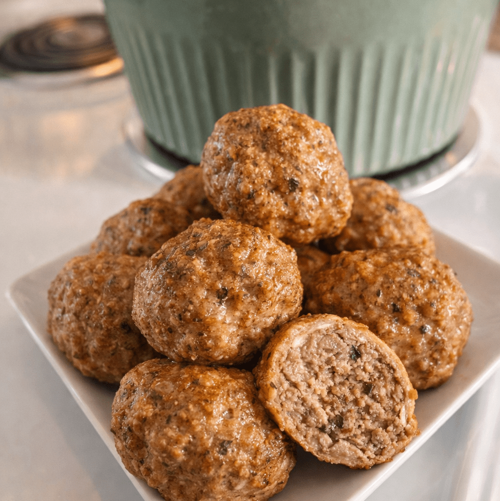 Sunday-Style Oven-Baked Meatballs