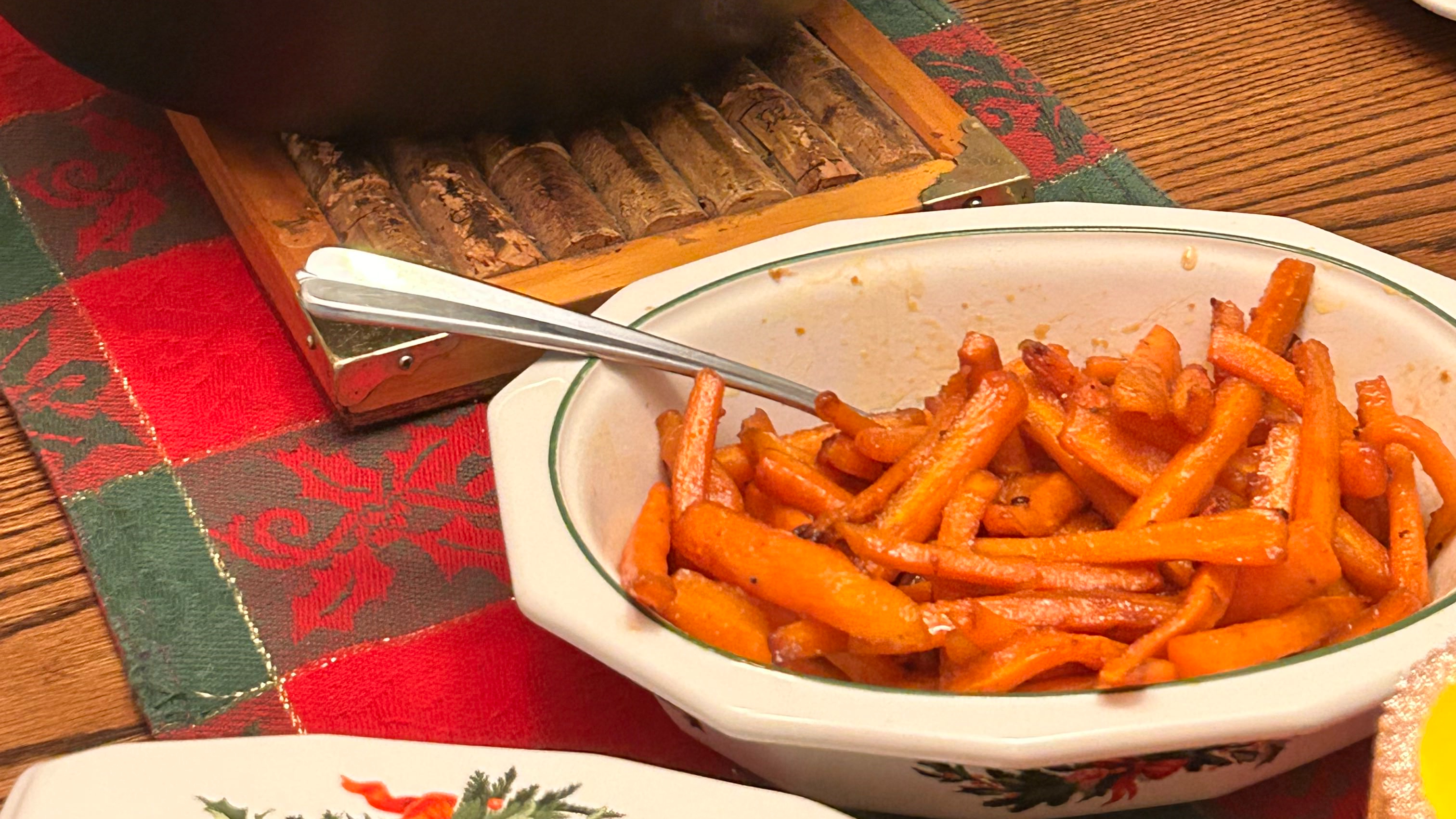 Maple Ginger Roasted Carrots