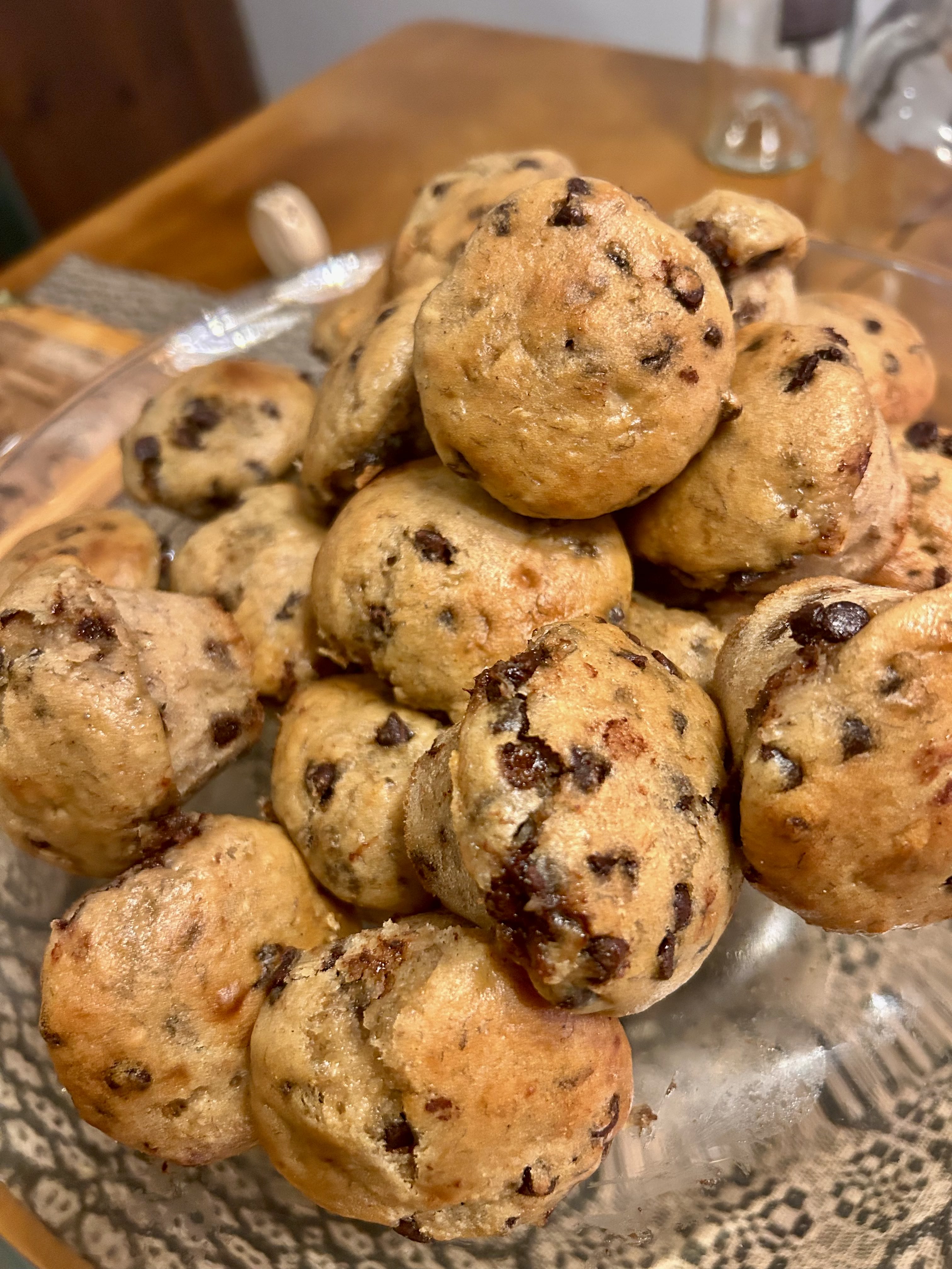 Spiced Banana Chocolate Chip Mini Muffins